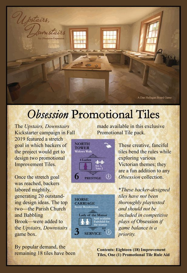 Obsession: Backer-created Promo Tiles