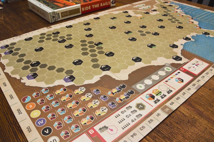 Ride the Rails: France and Germany Map - Good Games