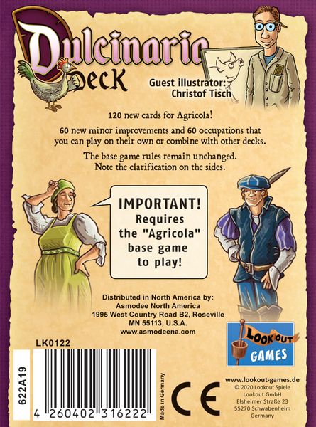 Agricola Dulcinaria Deck