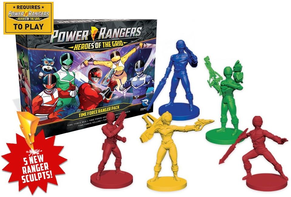 Power Rangers - Heroes of the Grid Time Force Ranger Pack