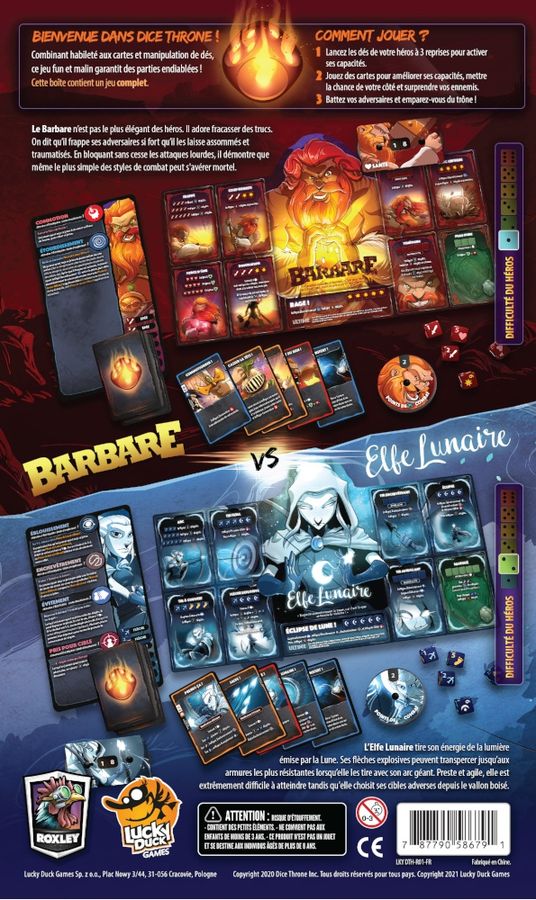 Dice Throne Season 1 Barbarian V Moon Elf
