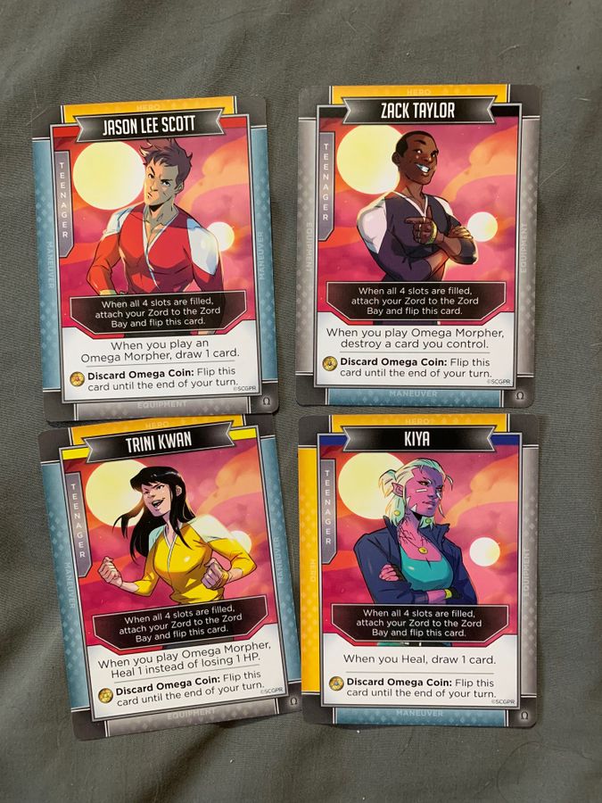 Power Rangers Deck Building Game: Omega Forever - Good Games