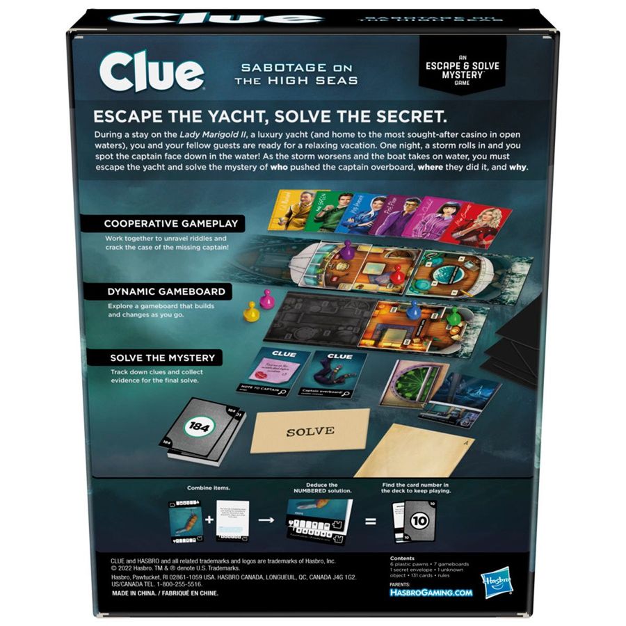 Cluedo - Sabotage on the High Seas - Good Games