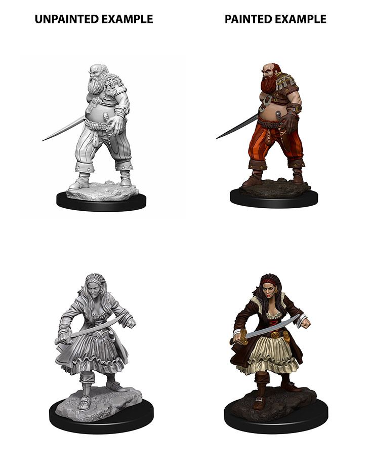 Pathfinder Deep Cuts Unpainted Minis Pirates - Good Games