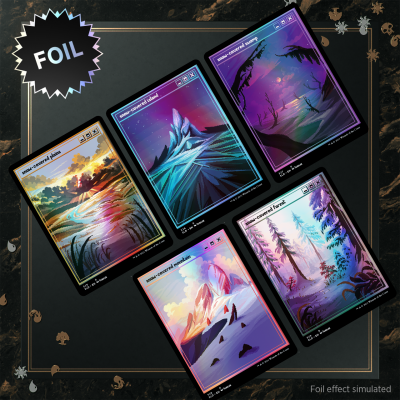 Magic: The Gathering - Secret Lair Drop - PixelSnowLands - Foil
