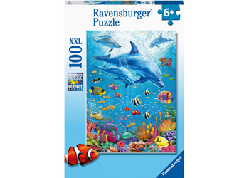 Ravensburger - Pod of Dolphins - 100 Piece Jigsaw - Good Games