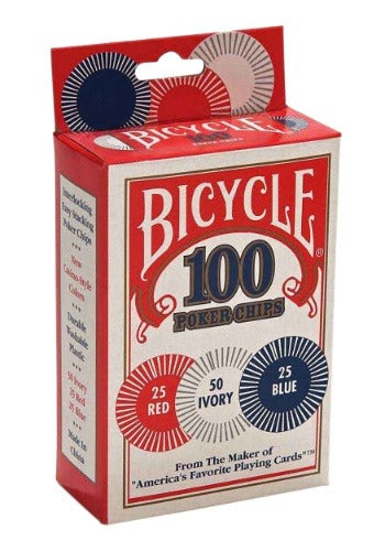 Bicycle 100 Poker Chips - Good Games