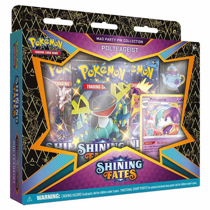 Pokemon TCG - Sword & Shield - Shining Fates Mad Party Pin Collection - Good Games