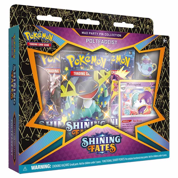 Pokemon TCG - Sword &amp; Shield - Shining Fates Mad Party Pin Collection - Good Games