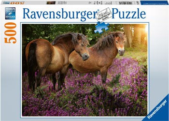 Ravensburger - Ponies in the Flowers - 500 Piece Jigsaw