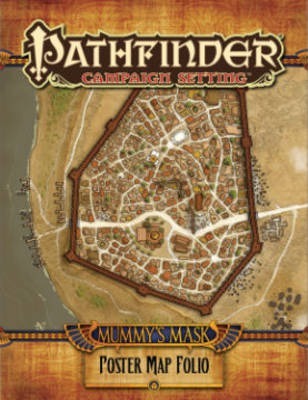 Pathfinder Mummys Mask Poster Map Portfolio