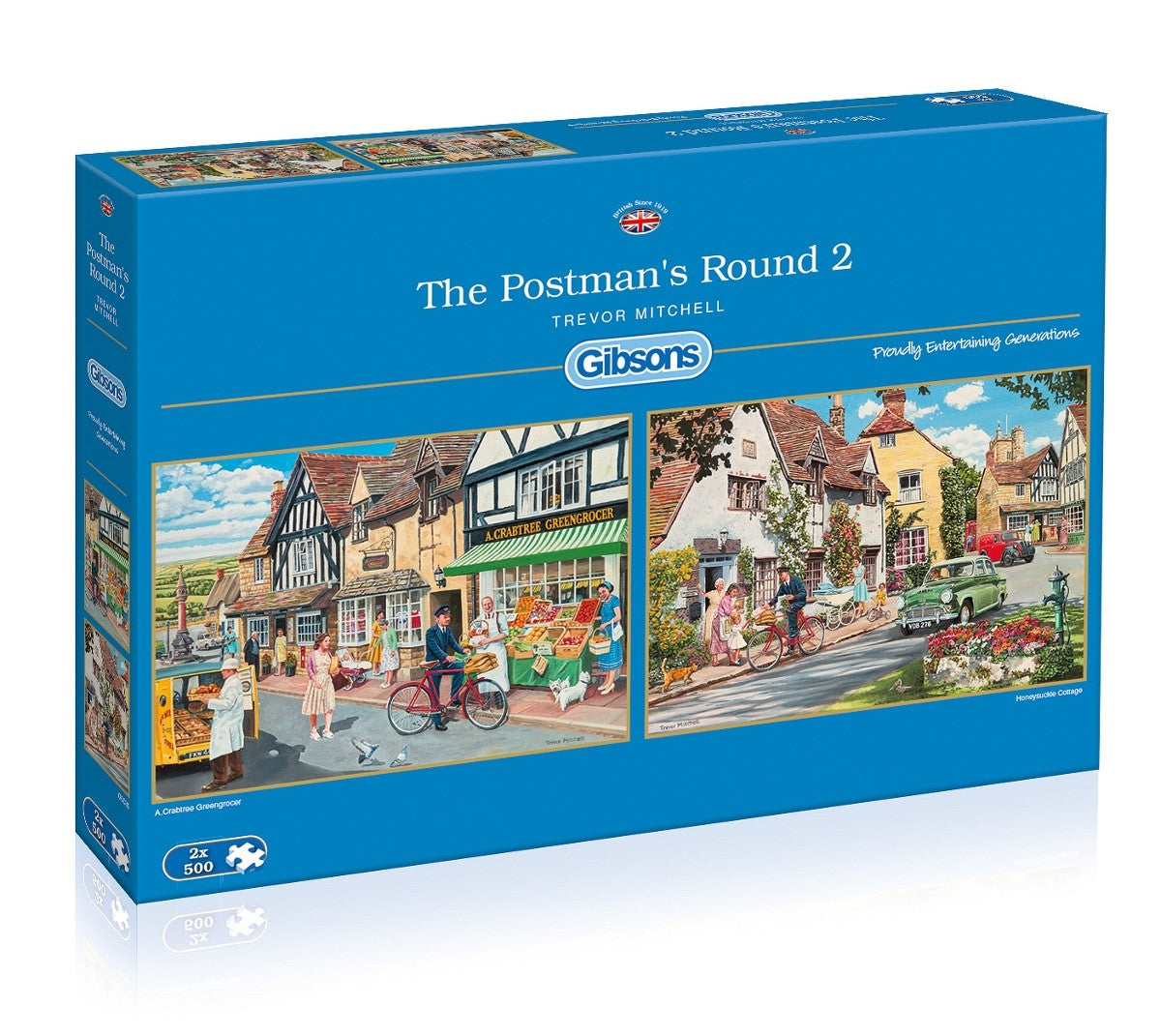 Gibsons - The Postmans Round 2: 2X500 Piece Jigsaw - Good Games