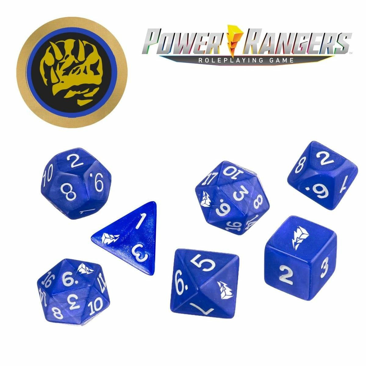 Power Rangers RPG Blue Dice Set - Good Games