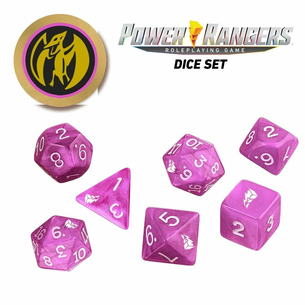 Power Rangers RPG Pink Dice Set - Good Games