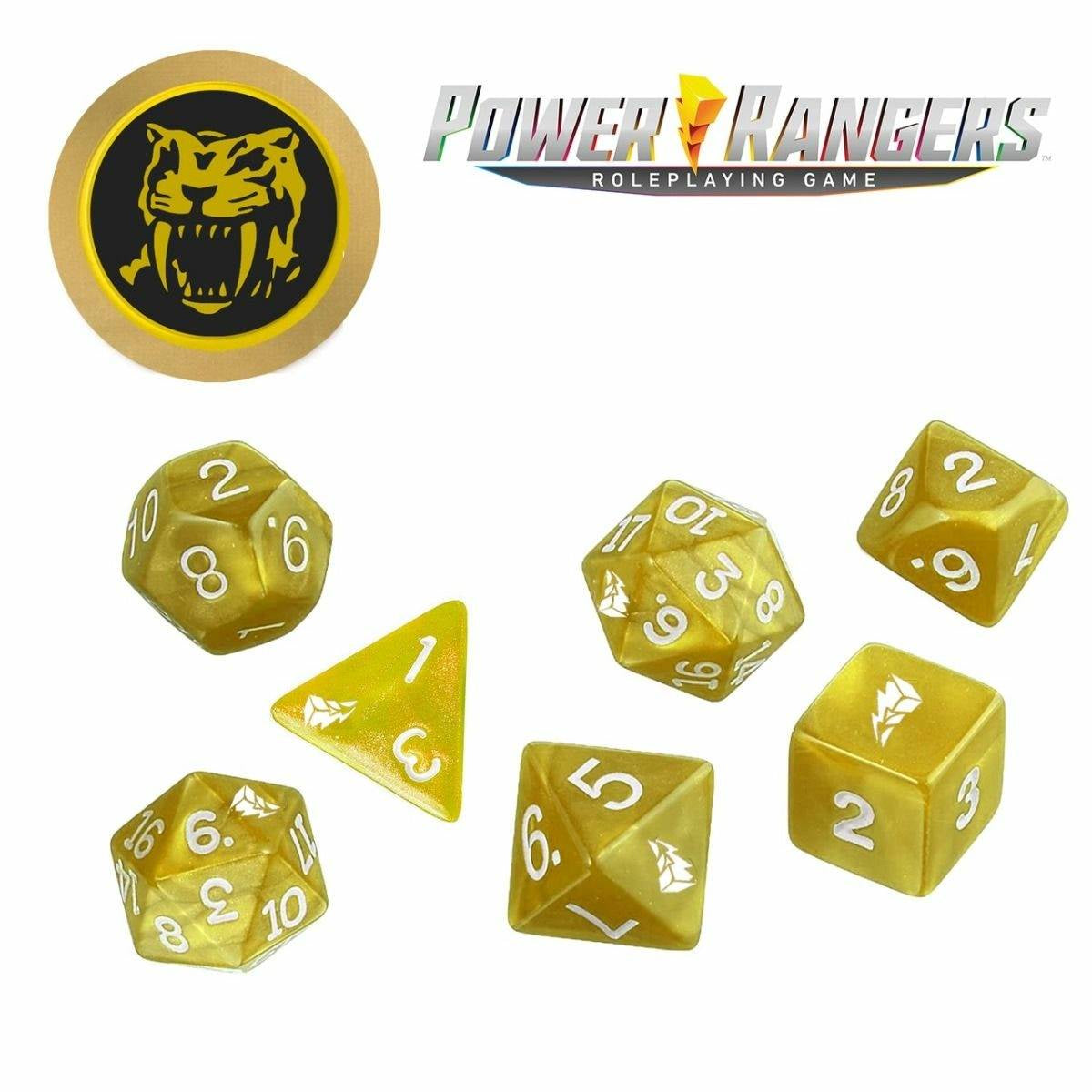 Power Rangers RPG Yellow Dice Set - Good Games