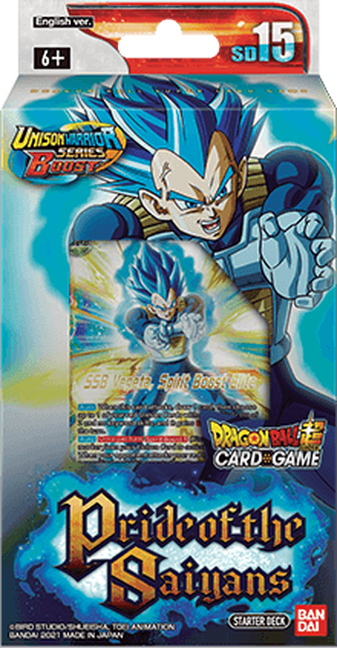 Dragon Ball Super Card Game - Unison Warrior Series 5 Pride of the Saiyans Starter Deck [DBS-SD15]