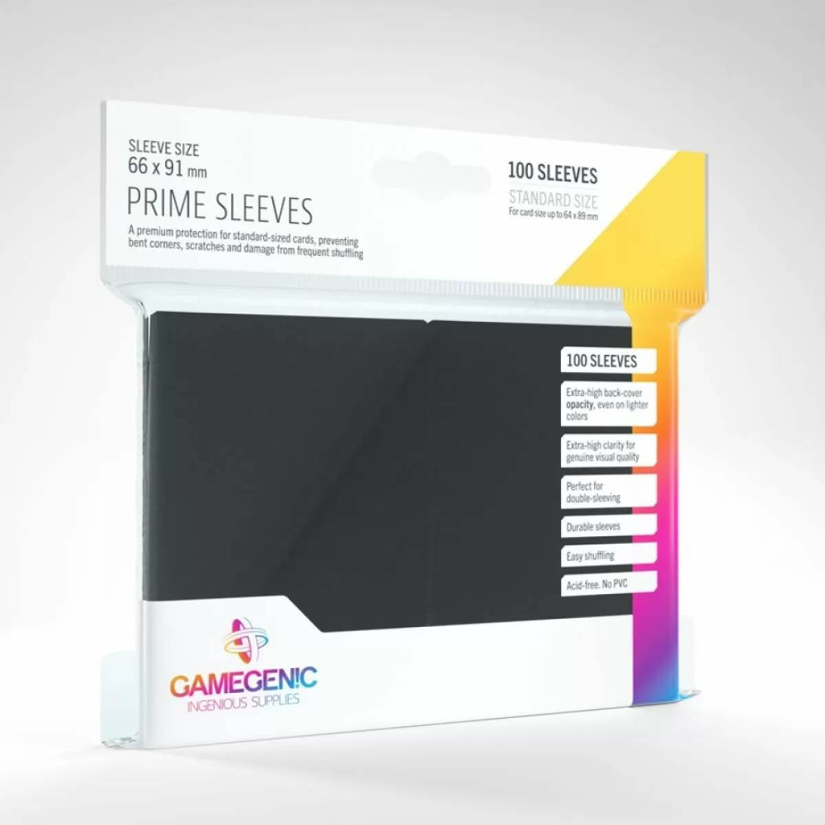 Gamegenic Prime Black Sleeves 100 - Good Games