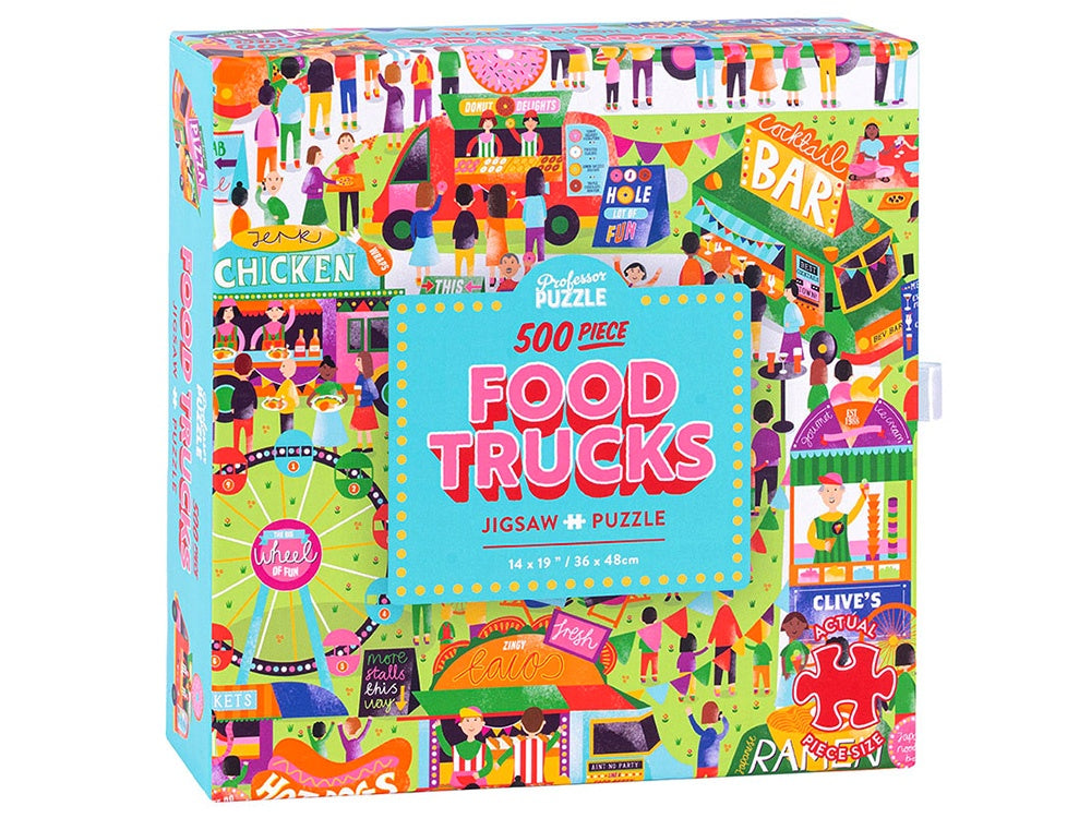 Professor Puzzle Food Trucks 500 Piece Jigsaw - Good Games