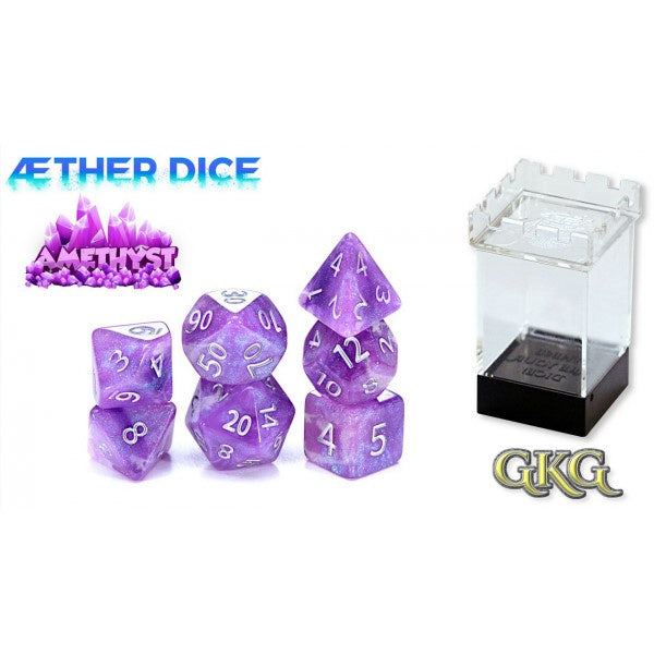 Gatekeeper Aether Dice - Amethyst - Good Games