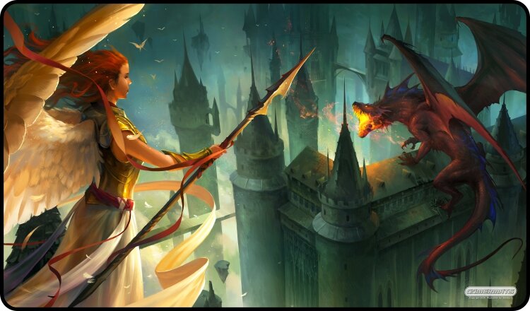 Gamermats - Protect the Castle TCG Sized Playmat - Good Games