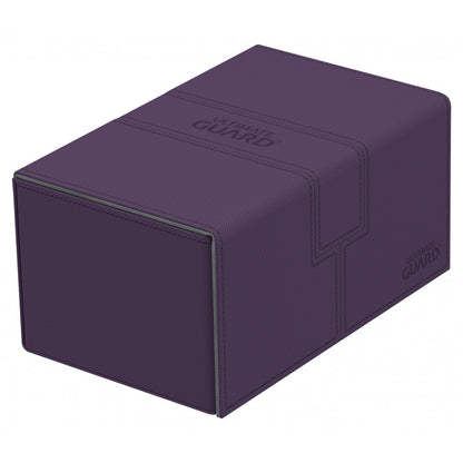 Ultimate Guard - Twin Flip N Tray Deck Case 160+ Standard Size Xenoskin Purple - Good Games