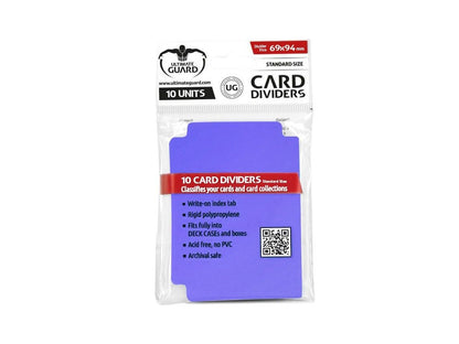 Ultimate Guard Card Dividers Standard Size Purple (10) - Good Games