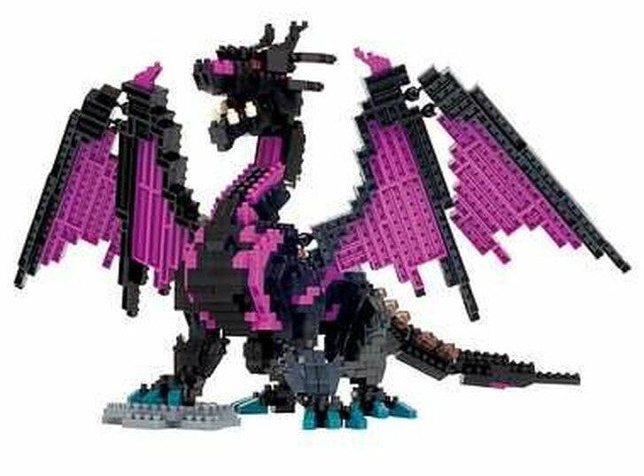 Nanoblocks - DX Dragon Purple &amp; Black - Good Games