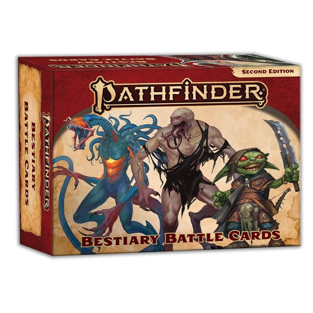 Pathfinder Second Edition - Bestiary Battle Cards - Good Games