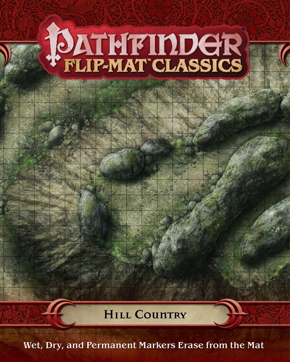 Pathfinder Flip Mat Classics Hill Country - Good Games