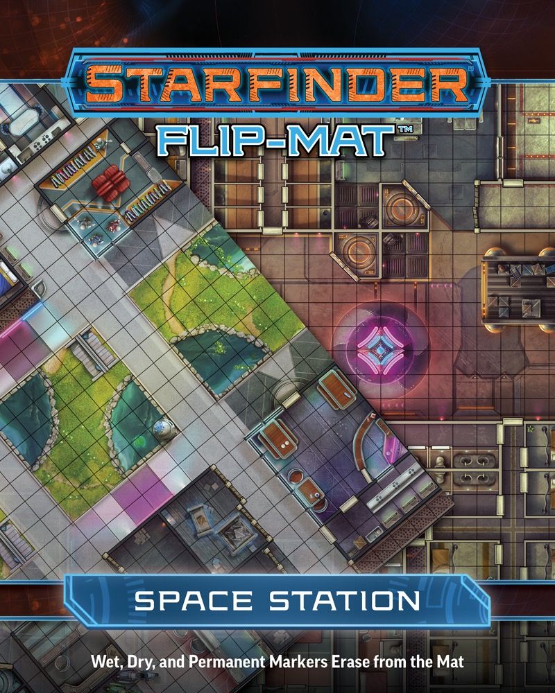 Starfinder Flip Mat Space Station - Good Games