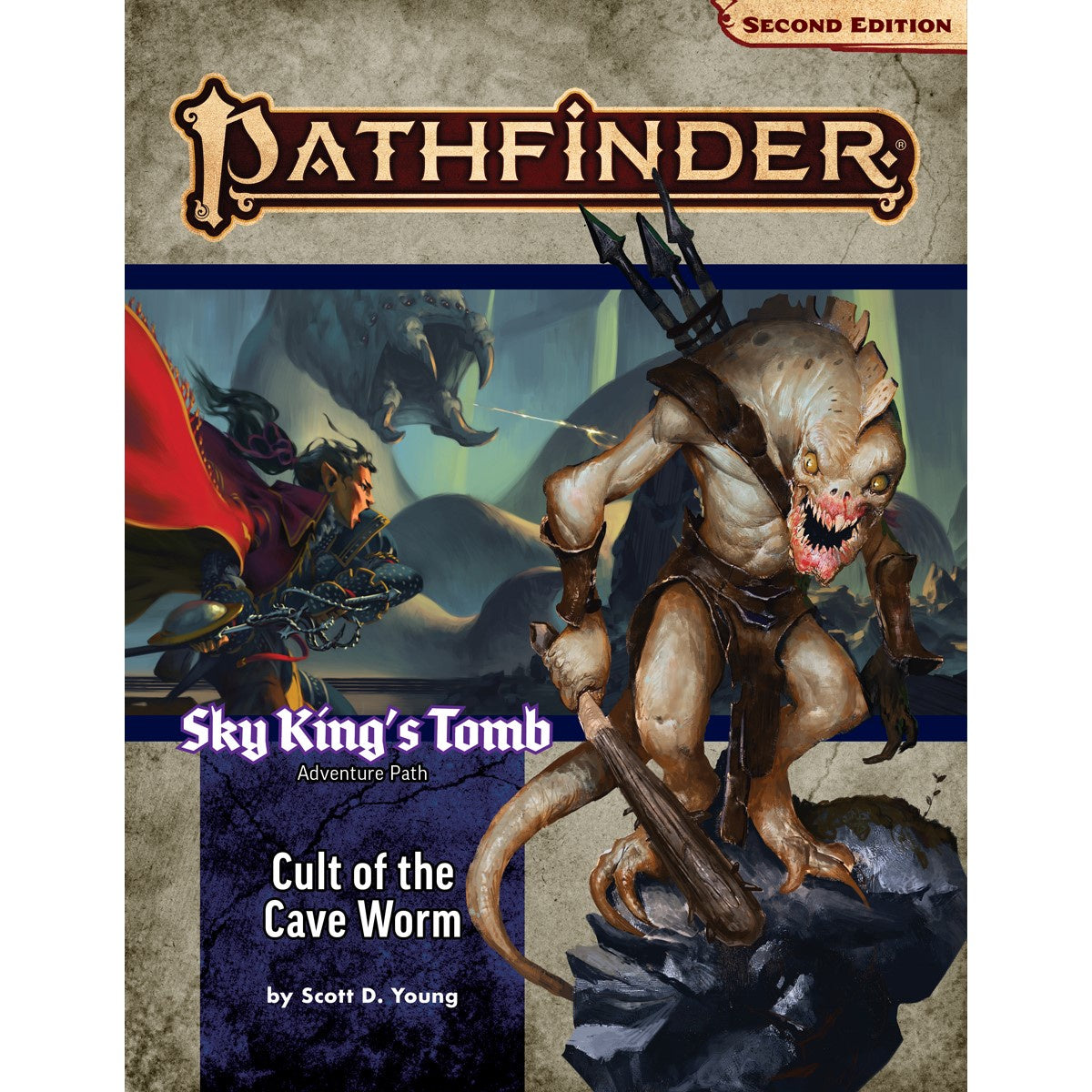 Pathfinder Second Edition - Adventure Path: Sky Kings Tomb #2 Cult of the Cave Worm