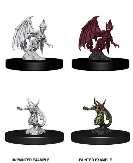 Dungeons & Dragons - Nolzurs Marvelous Unpainted Miniatures Quasit & Imp - Good Games