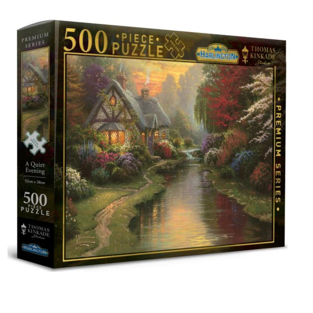 Harlington - Thomas Kinkade A Quiet Evening 500 Piece Jigsaw
