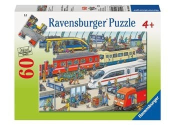 Ravensburger - Railway Station - 60 Piece Jigsaw - Good Games