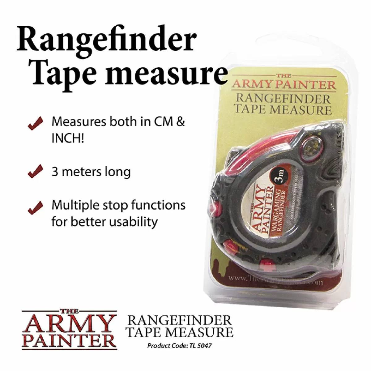 Army Painter Tools - Tape Measure the Rangefinder - Good Games