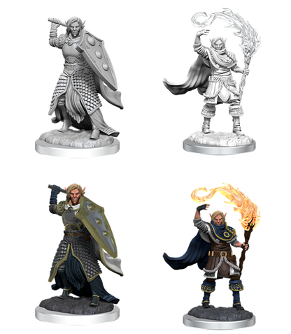 Dungeons & Dragons Nolzurs Marvelous Unpainted Miniatures Elf Cleric Male - Good Games