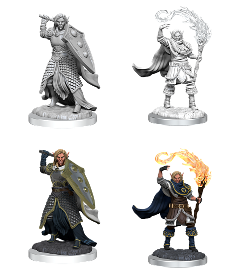Dungeons &amp; Dragons Nolzurs Marvelous Unpainted Miniatures Elf Cleric Male - Good Games