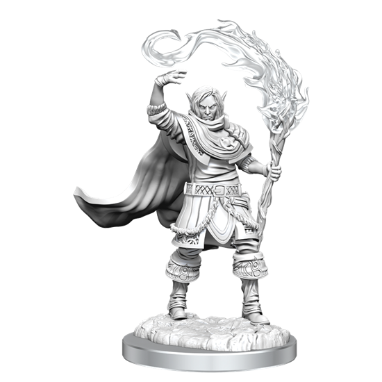 Dungeons &amp; Dragons Nolzurs Marvelous Unpainted Miniatures Elf Cleric Male - Good Games