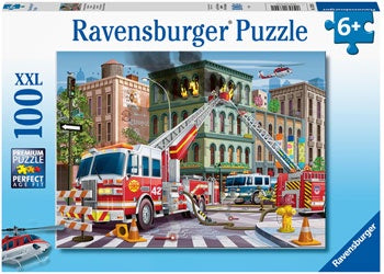 Ravensburger - Fire Truck Rescue - 100 Piece XXL Jigsaw - Good Games