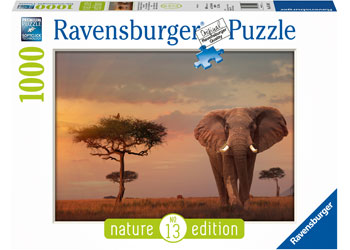 Ravensburger - Elephant of the Massai Mara - 1000 Piece Jigsaw - Good Games