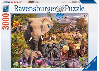 Ravensburger - African Animal World - 3000 Piece Jigsaw - Good Games