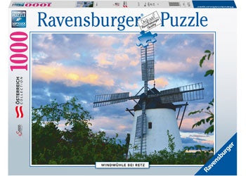 Ravensburger - Windmill near Retz Puzzle - 1000 Piece Jigsaw - Good Games