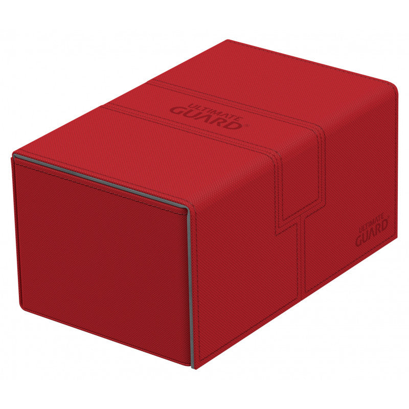 Ultimate Guard - Twin Flip N Tray Deck Case 160+ Standard Size Xenoskin Red New Design
