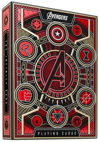 Theory 11 Avengers Red Playing Cards - Good Games