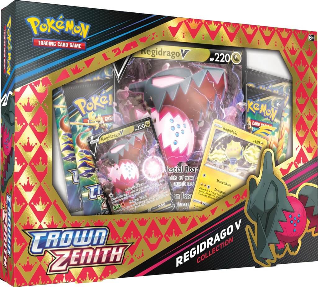 Pokemon TCG - Sword &amp; Shield - Crown Zenith - Regidragoregieleki V Box