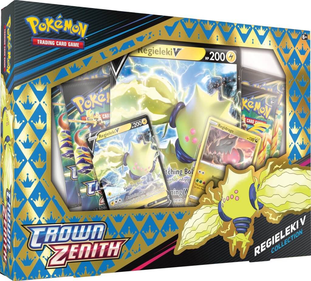 Pokemon TCG - Sword &amp; Shield - Crown Zenith - Regidragoregieleki V Box