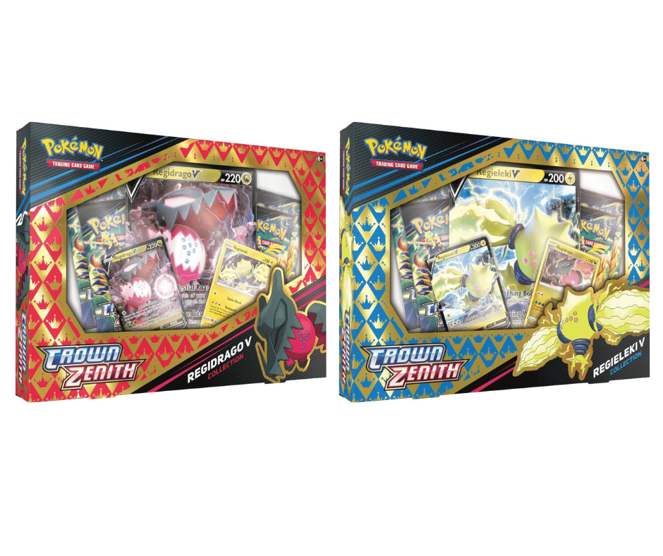 Pokemon TCG - Sword &amp; Shield - Crown Zenith - Regidragoregieleki V Box