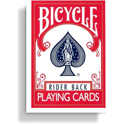 Bicycle Classic Rider Red Back with Black Closure Seal