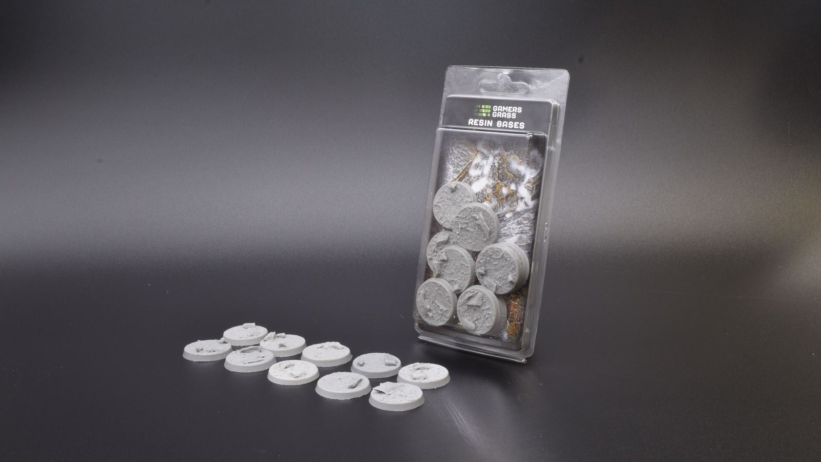 Gamers Grass: Bases: Rocky Fields Resin Bases (Round 32mm (x10)) - Good Games