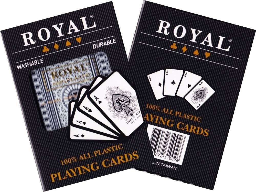 Royal 100% Plastic Single Deck - Good Games